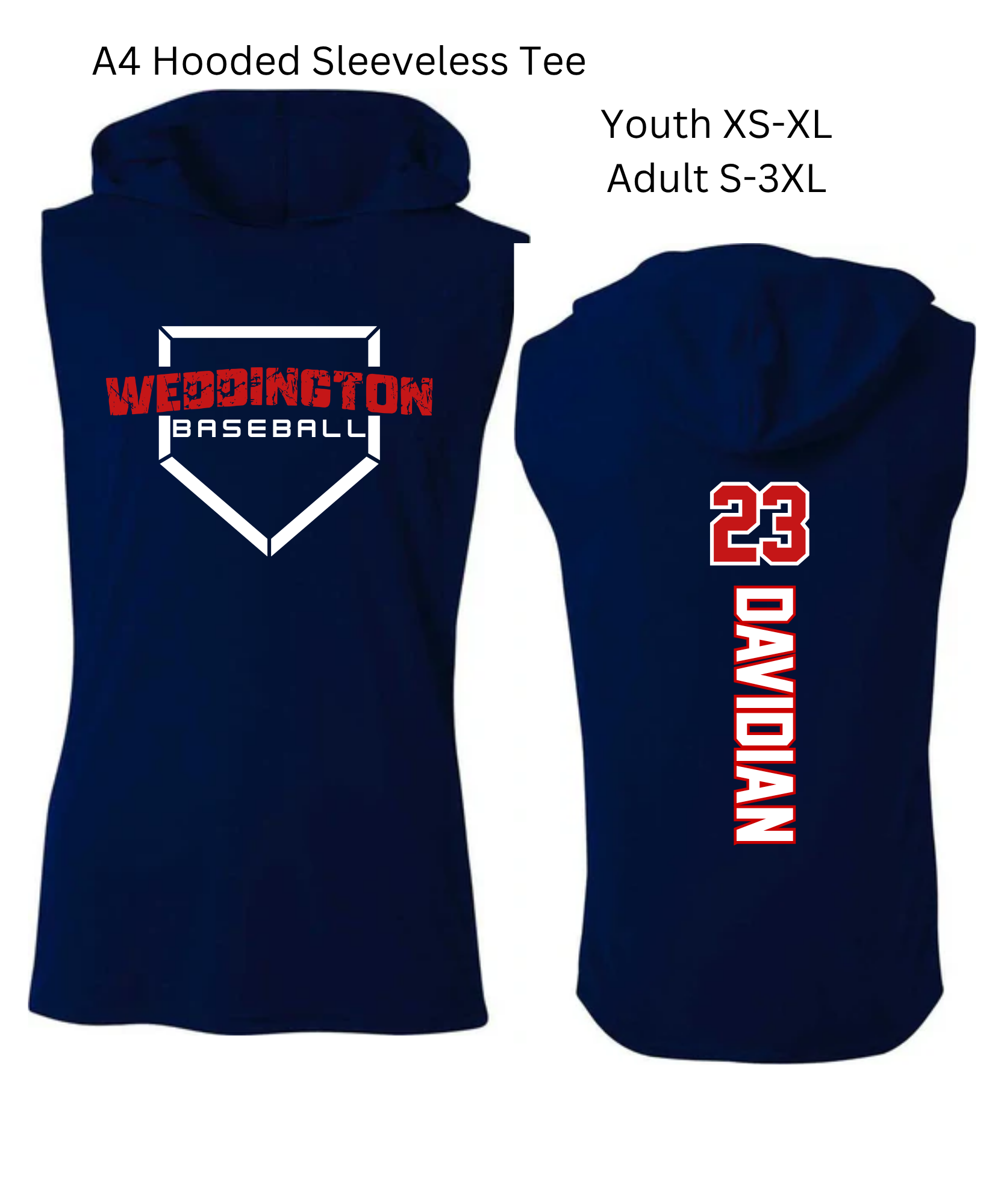 A4 Cooling Hooded Sleeveless Tee