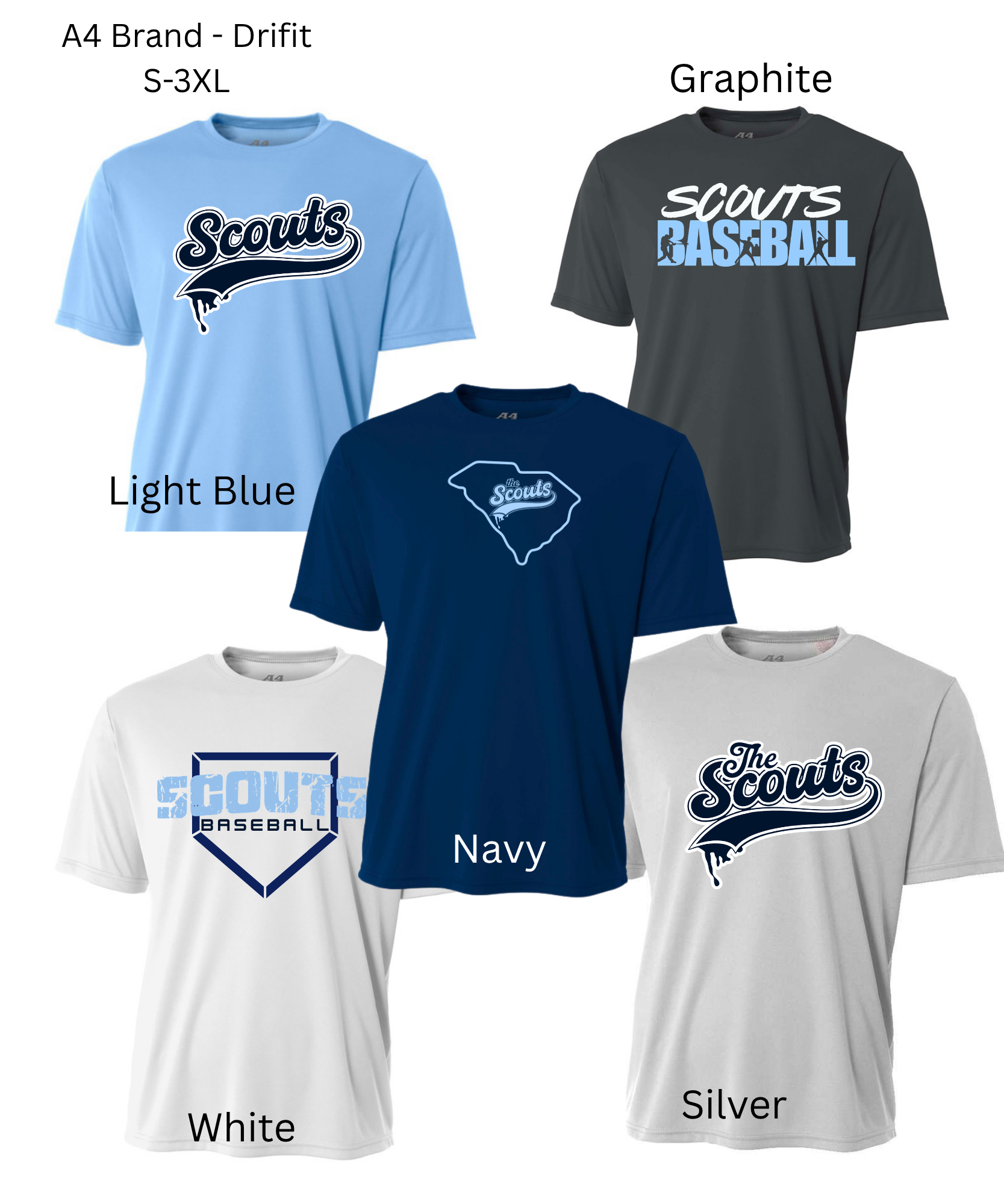 Scouts A4 Short Sleeve Cooling Tee