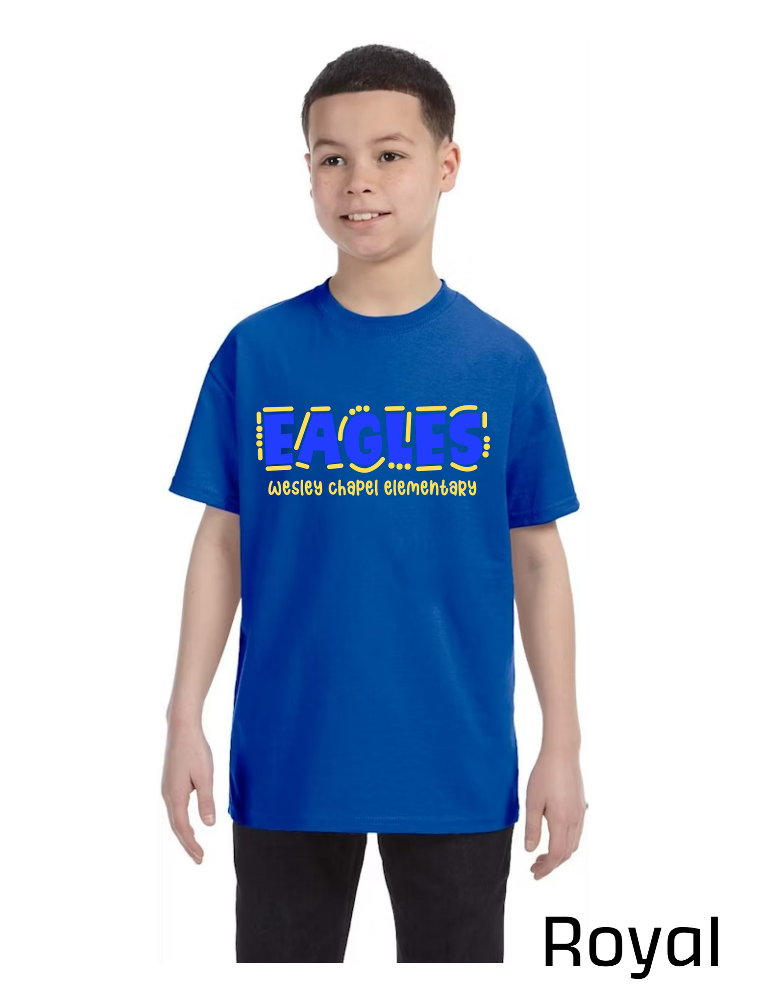 Short Sleeve T-Shirt - Eagles with dots - YOUTH