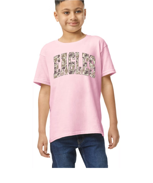 **NEW** Camo Eagles SS Tee