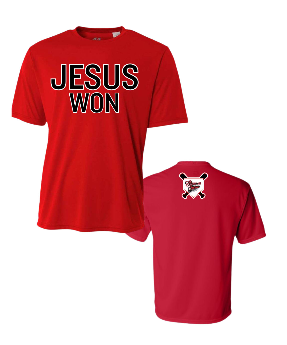 Steamers Jesus Won Dri-fit Tee