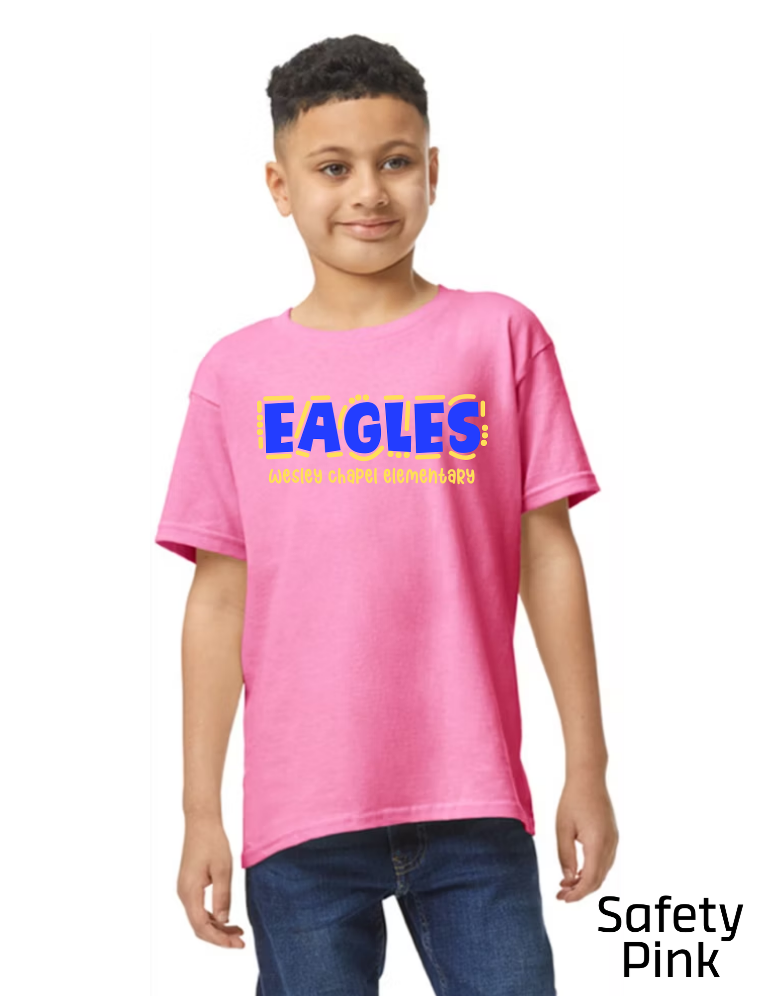 Short Sleeve T-Shirt - Eagles with dots - YOUTH
