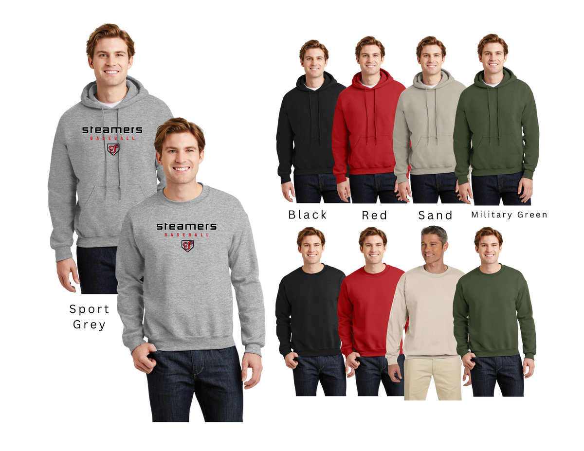 Steamers Baseball Sweatshirt - ADULT