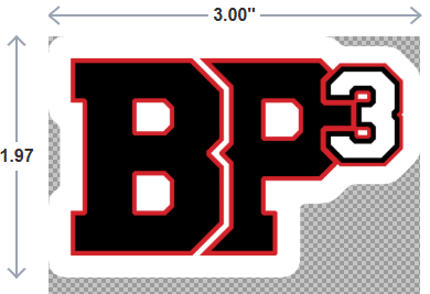 BP3 Die-Cut Vinyl Sticker