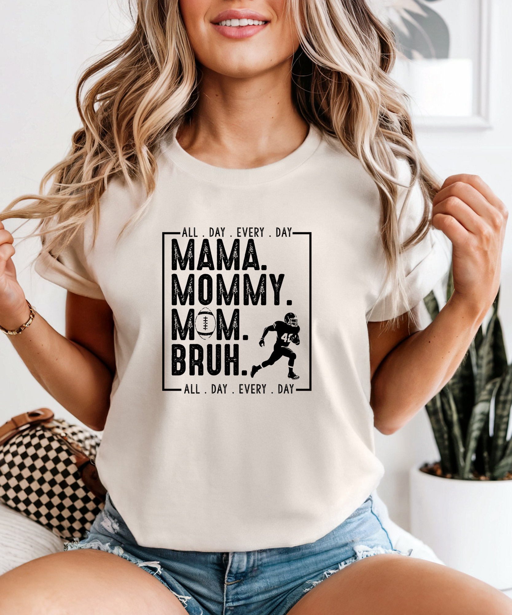 Football Mom Bruh Tee