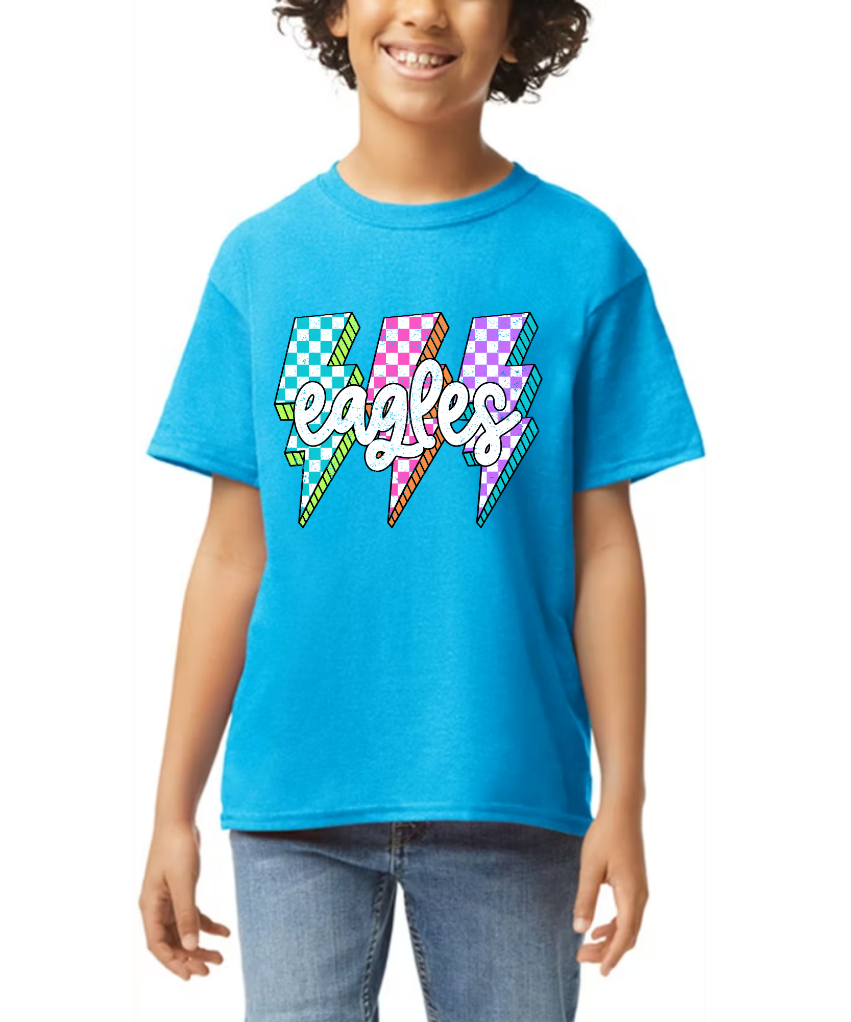 **NEW** Lighting Bolt Eagles Short Sleeve Tee