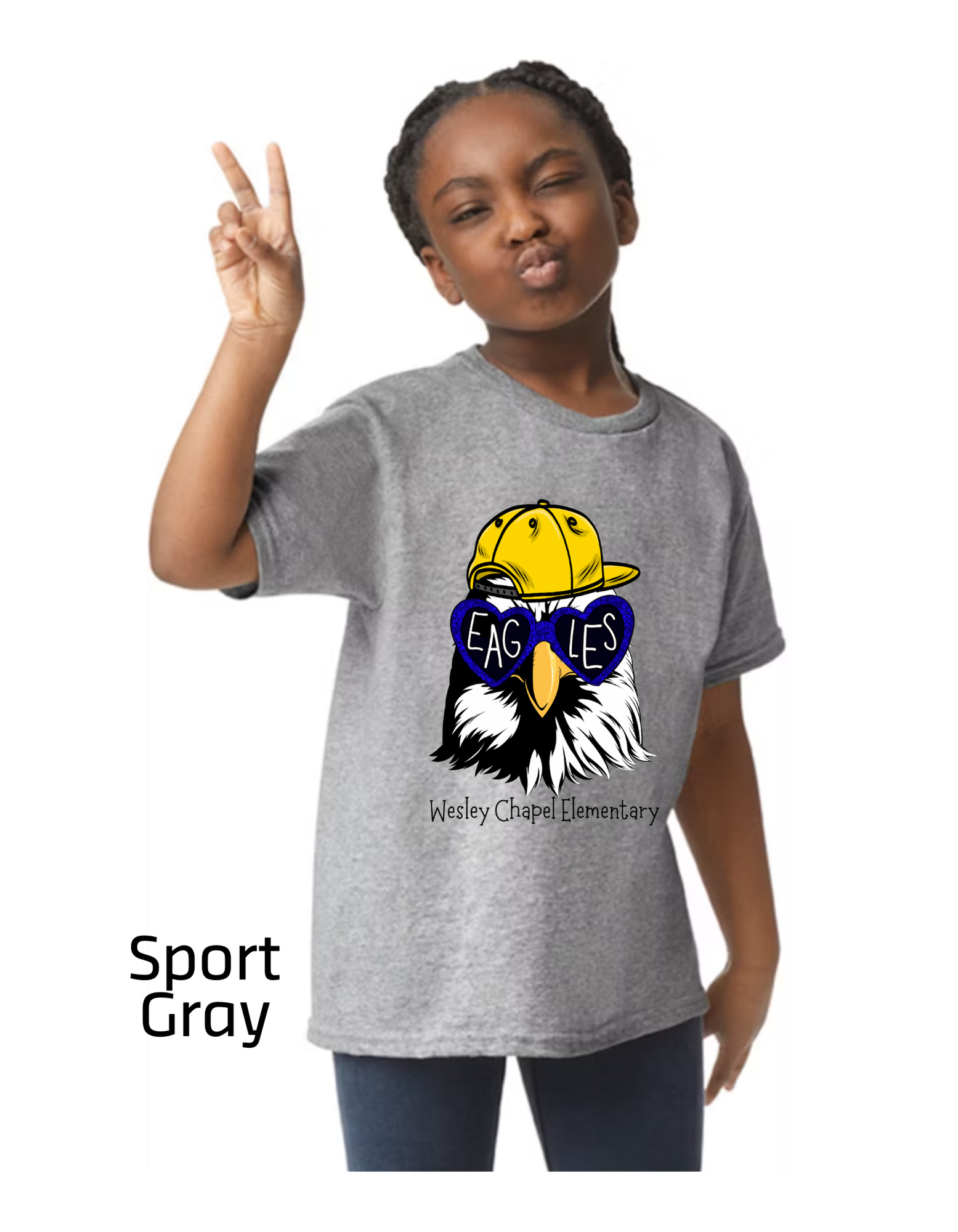 Short Sleeve T-Shirt - Girl Eagle - YOUTH