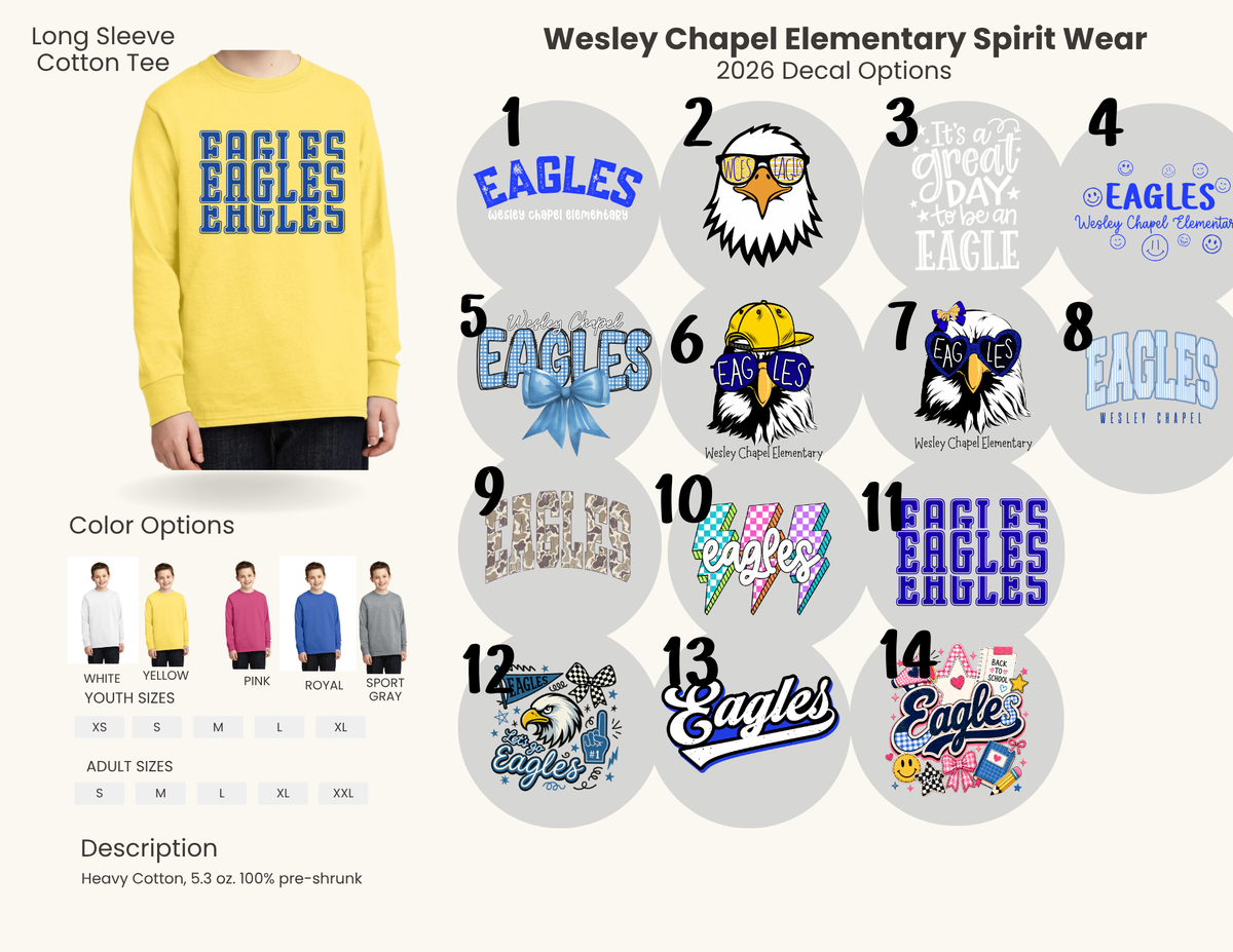 WCES Long Sleeve Tee - ADULT