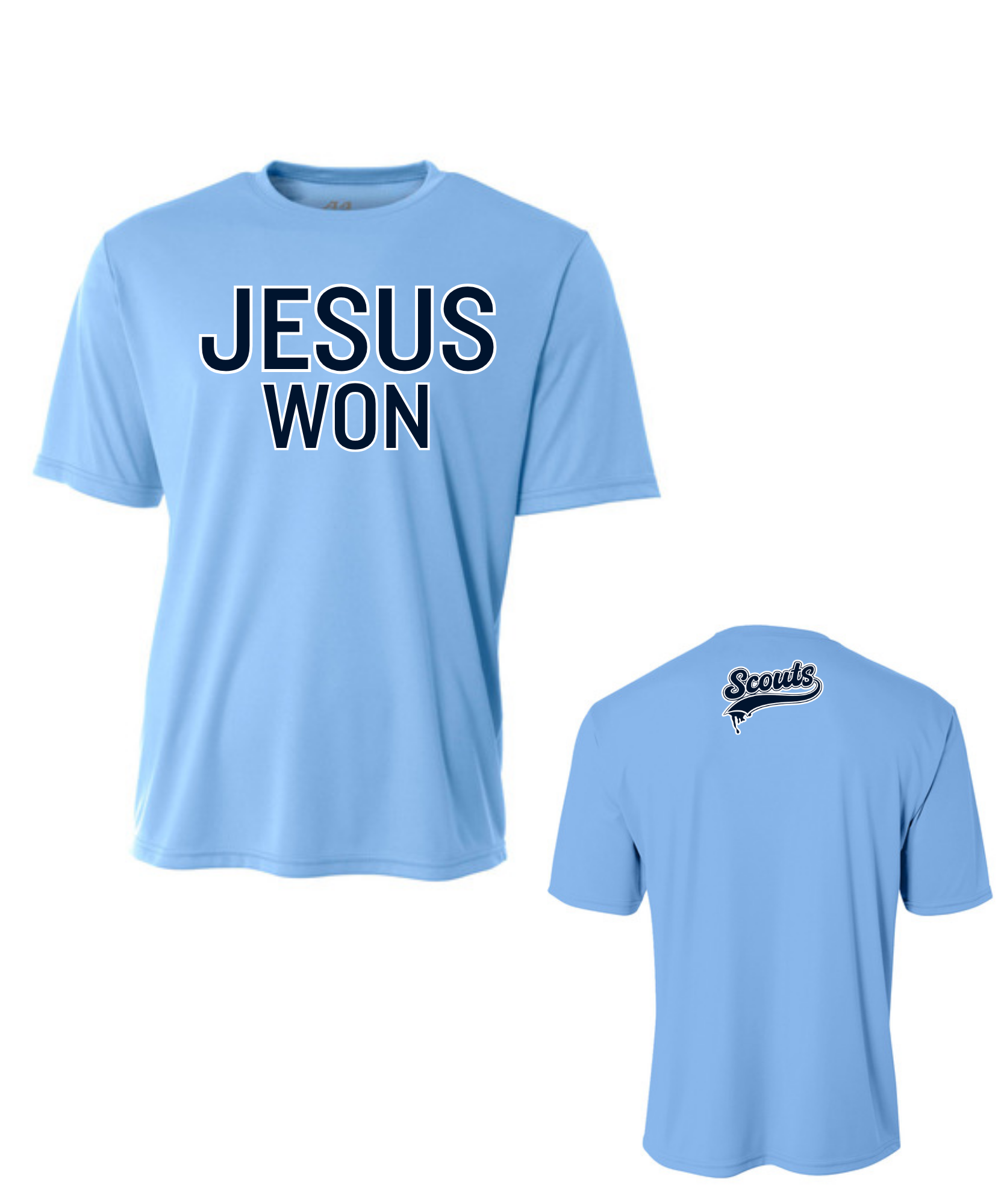 Scouts Jesus Won! Short Sleeve Cooling Tee