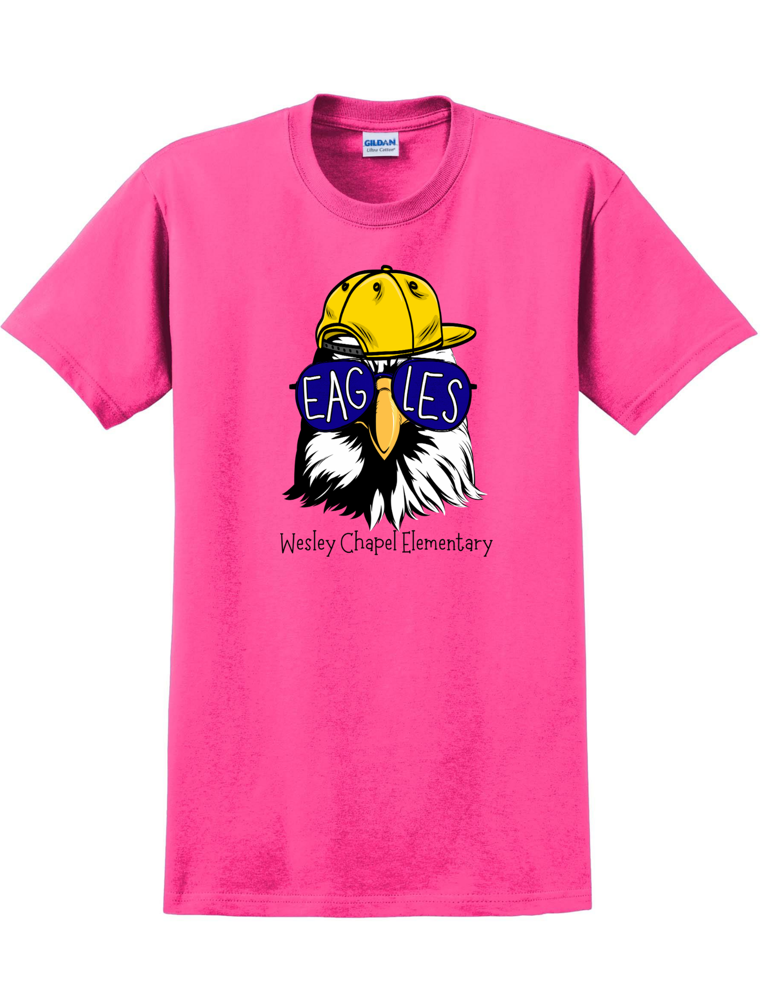 Short Sleeve T-Shirt - SAFETY PINK - ADULT