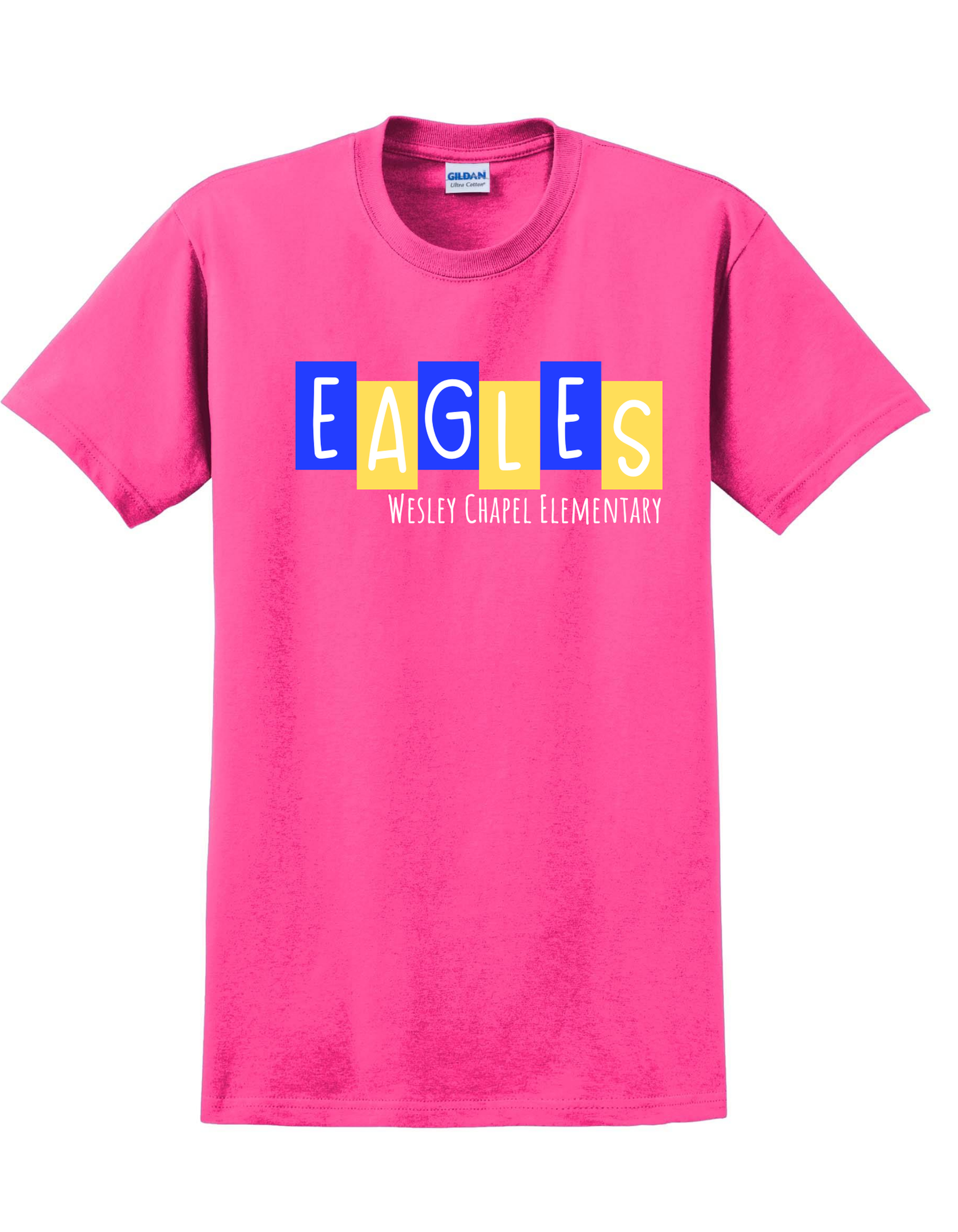 Short Sleeve T-Shirt - SAFETY PINK - ADULT