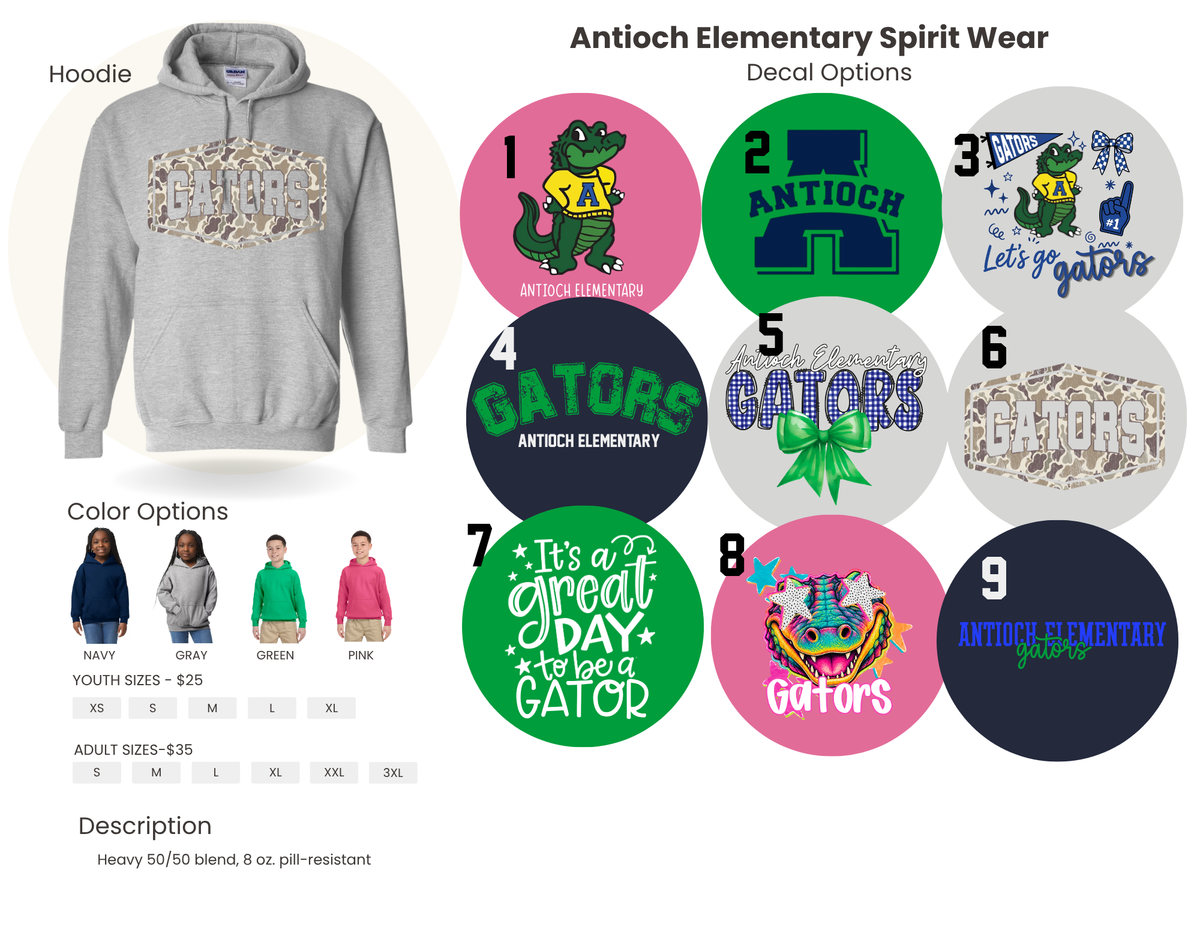 Antioch Hoodie - YOUTH SIZES!