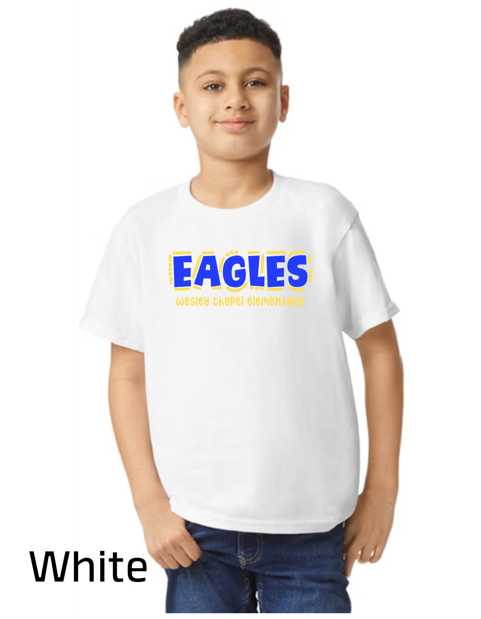 Short Sleeve T-Shirt - Eagles with dots - YOUTH