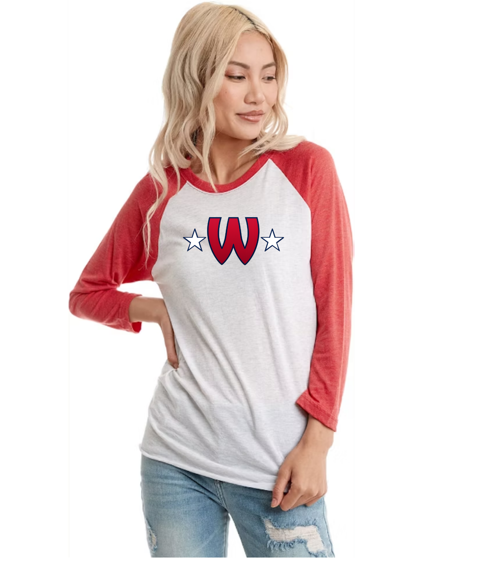 Unisex Triblend 3/4-Sleeve Raglan