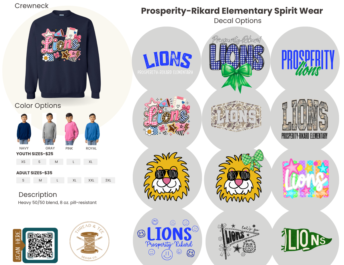 PRE Crewneck-Youth!