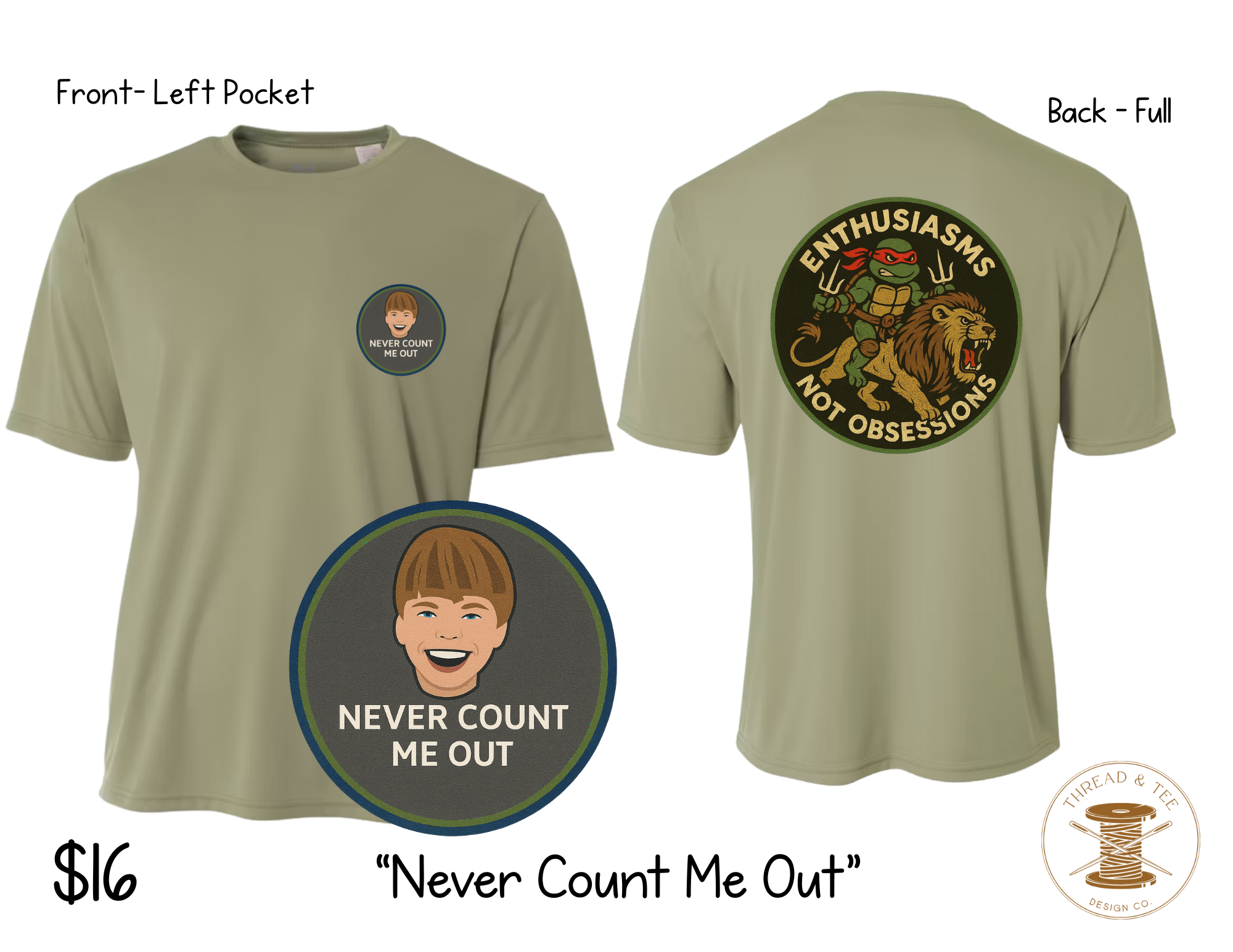 Dri-Fit T-shirt - Never Count Me Out