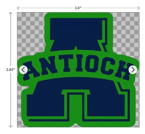 Antioch Die-Cut Vinyl Sticker