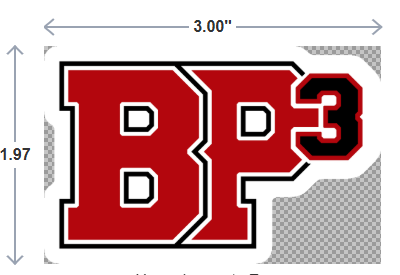 BP3 Die-Cut Vinyl Sticker