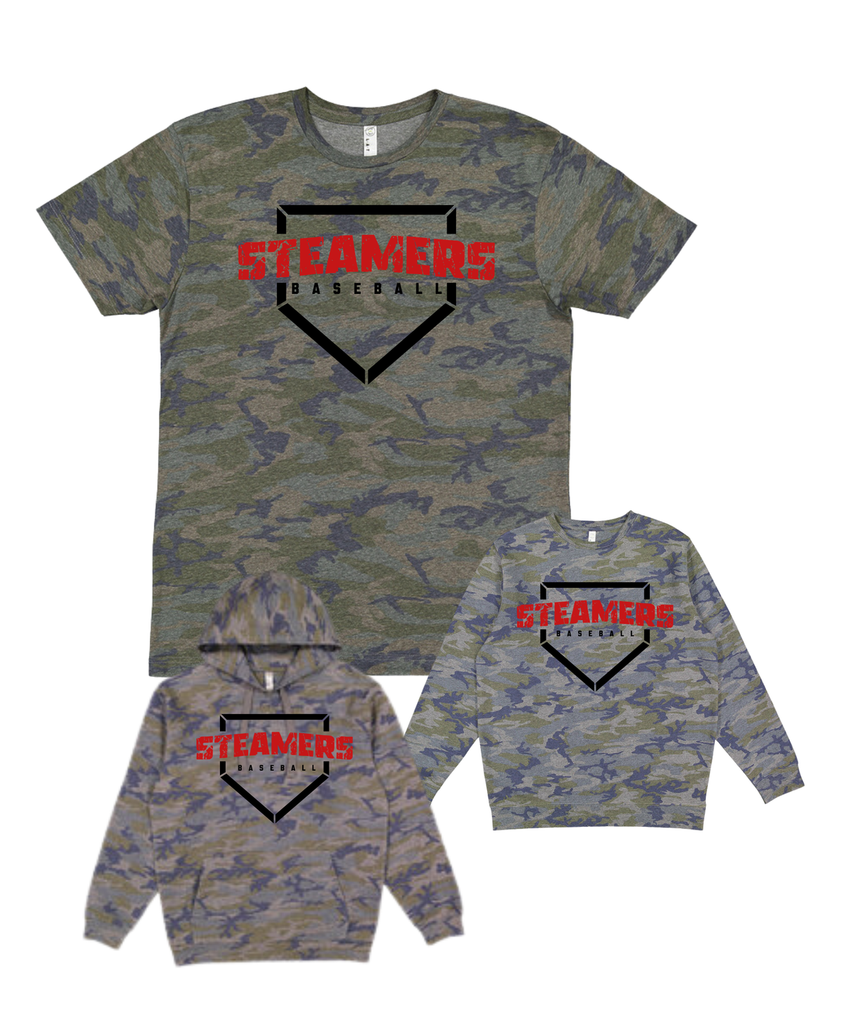 Steamers CAMO Fine Jersey Tee