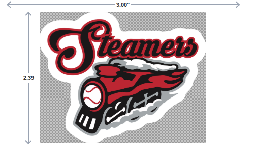Steamers Die-Cut Vinyl Sticker