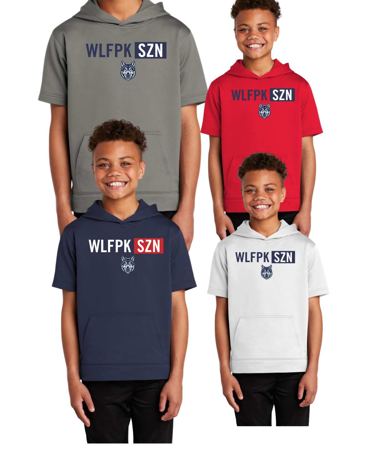 WLFPK SZN Sport-Wick Short Sleeve Hoodie